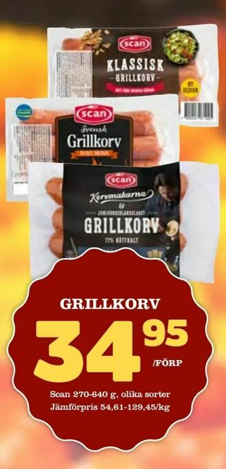 Prisma Mat Grillkorv erbjuda