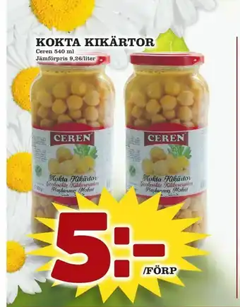 Kokta kikärtor