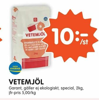 Tempo Vetemjöl erbjuda