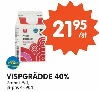Tempo Vispgrädde 40% erbjuda