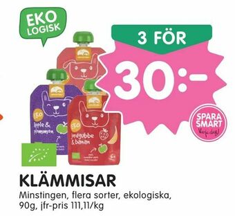 Tempo Klämmisar erbjuda