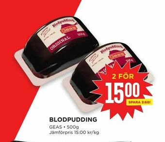 Willys Blodpudding erbjuda