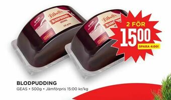 Willys Hemma Blodpudding erbjuda