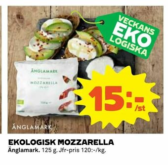 Coop Ekologisk mozzarella erbjuda