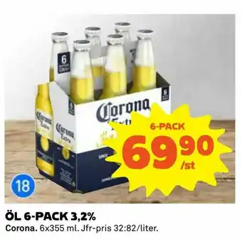 Coop Öl 6-pack 3,2% erbjuda