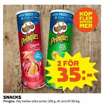 Coop Extra Snacks erbjuda