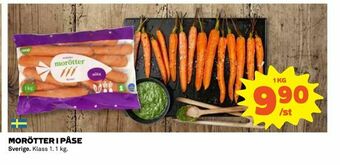 Coop Morötter i påse erbjuda