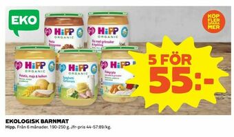 Coop EKOLOGISK BARNMAT erbjuda