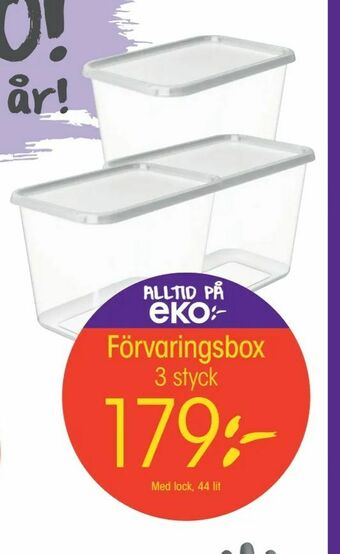 EKO Förvaringsbox erbjuda
