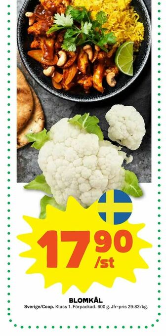 Stora Coop Blomkål erbjuda