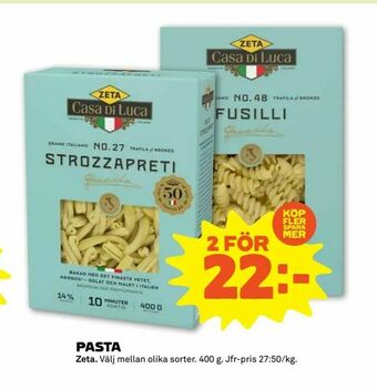 Stora Coop Pasta erbjuda