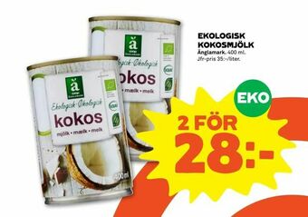 Stora Coop Ekologisk kokosmjölk erbjuda