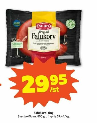 Coop Forum Falukorv i ring erbjuda