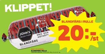 Coop Forum Blandfärs i rulle erbjuda