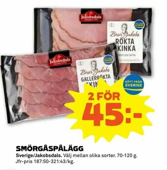 Coop Forum Smörgåspålägg erbjuda