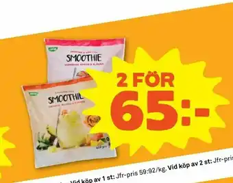 Coop Forum Fruktmix smoothie erbjuda