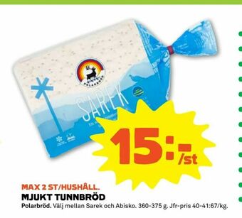 Coop Forum Mjukt tunnbröd erbjuda