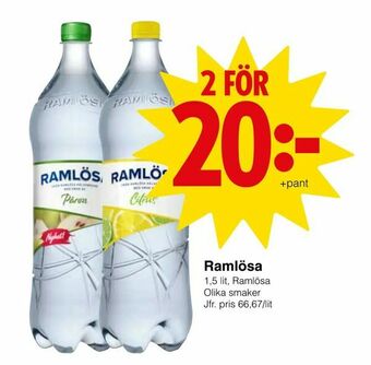 Matöppet Ramlösa erbjuda