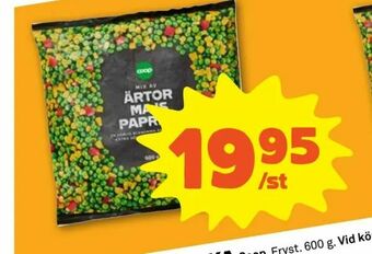 Stora Coop Ärtor/majs/paprika erbjuda