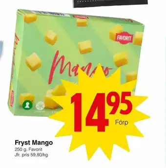 Matöppet Fryst Mango erbjuda