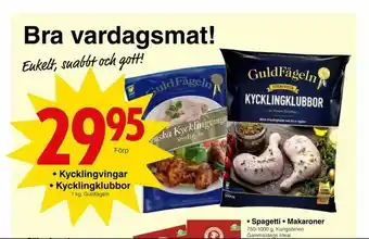 Kycklingvingar • Kycklingklubbor