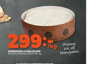 Stora Coop Gorgonzola dolce dop erbjuda