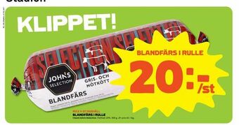Stora Coop Blandfärs i rulle erbjuda