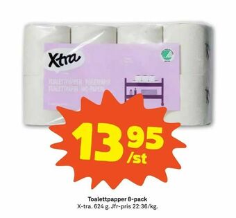 Stora Coop Toalettpapper 8-pack erbjuda