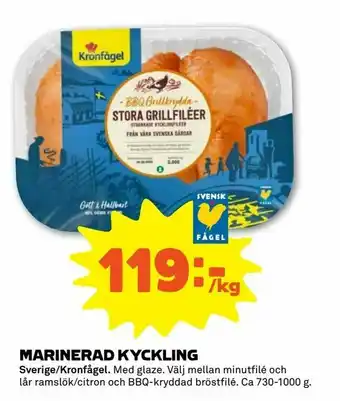 Stora Coop Marinerad kyckling erbjuda