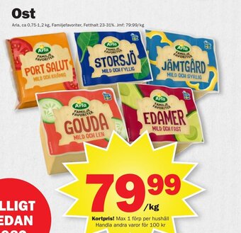 Pekås Ost Arla erbjuda