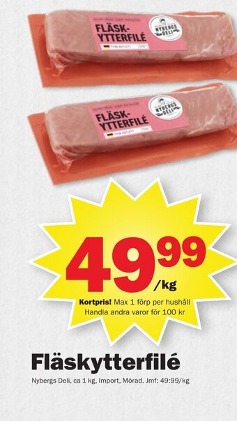 Pekås Fläskytterfilé erbjuda