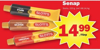 Pekås Senap erbjuda