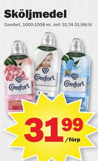 Pekås Sköljmedel Comfort erbjuda