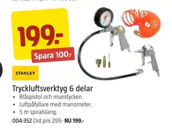 Jula Tryckluftsverktyg 6 delar erbjuda