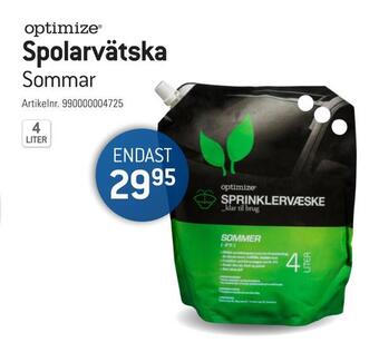 thansen Spolarvätska erbjuda