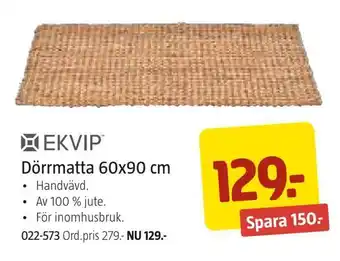 Dörrmatta 60x90 cm