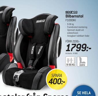 thansen Bilbarnstol erbjuda