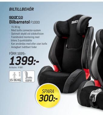 thansen Bilbarnstol erbjuda