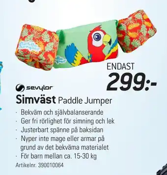 thansen Simväst paddle jumper erbjuda