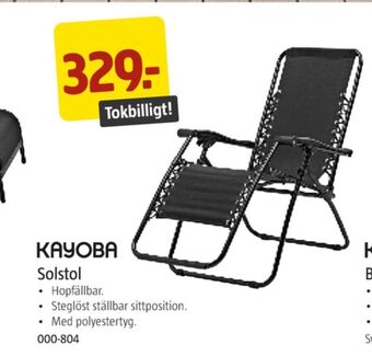 Jula Kayoba solstol erbjuda