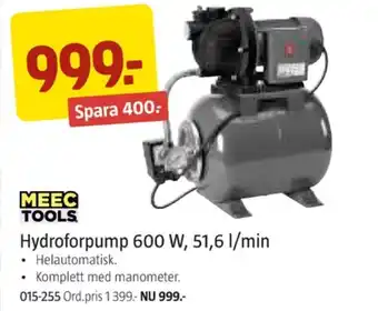 Jula Meec tools hydroforpump erbjuda