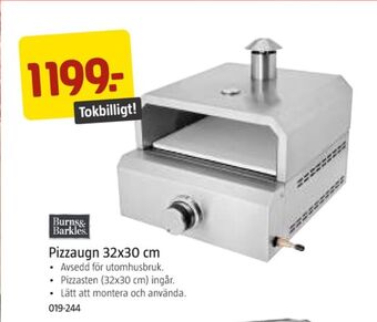Jula Burns & barkles pizzaugn erbjuda