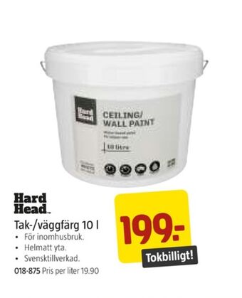 Jula Hard head målarfärg erbjuda