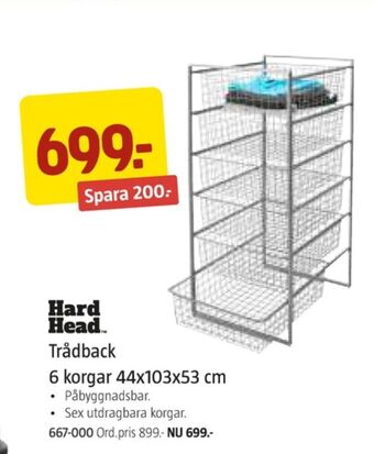 Jula Hard head trådkorgset erbjuda