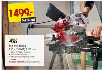 Jula Meec tools kap- & gersåg erbjuda