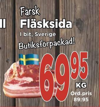 Supergrossen Fläsksida erbjuda