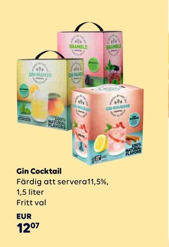 Border Shop Gin cocktail erbjuda