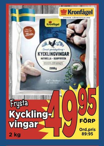 Supergrossen Kycklingvingar erbjuda