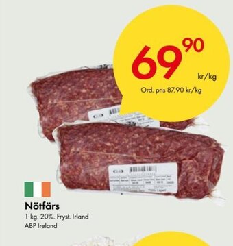 Snabbgross Nötfärs erbjuda