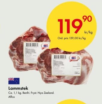 Snabbgross Lammstek erbjuda